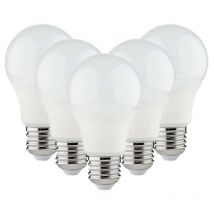 Kanlux - Lot de 5 Ampoules led A60 smd 8,5W E27 - Blanc Chaud 3000K