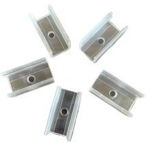 Lot de 5 attaches pour néons flexible mono couleur ou rgb 220V
