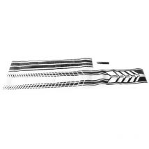 Lot de 5 Autocollants pour Voiture - Décorations pour Portières, Capot, Rétroviseurs et Carrosserie