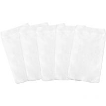 Lot de 5 chaussettes de piscine pour piscines à mailles fines et filtres de spa,réutilisables en maille ultra-fine pour les piscines au sol et hors