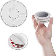 Lot de 5 détecteurs de fumée NF autonomie et garantie 10 ans + 5 supports aimantés - AngelEye