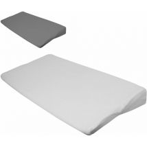 Lot de 5 draps housse 100% coton pour plan incliné - 70 cm de large - Blanc Monsieur Bébé