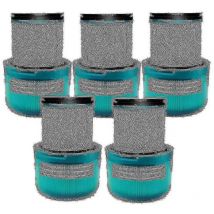 Lot de 5 filtres de rechange pour aspirateur balai sans fil Dyson