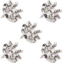 Lot de 5 Fixations crochet vis Placo Longueur 20 mm Alu L'attachante