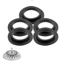 Lot de 5 joints d'étanchéité pour bonde de baignoire, lavabo, lavabo de salle de bain, joint à lèvre, joint en caoutchouc pour filtre à panier..