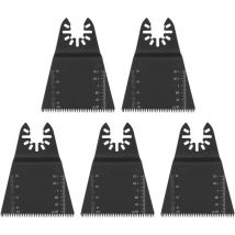 Lot de 5 lames oscillantes, Multi outil oscillant Quick Release Lames de scie Outil oscillant, Accessoires de Universel Outil Multifonction Oscillant