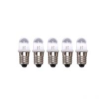 Lot de 5 lampes led E10 dc 3 v, 5 v pour instruments, lampes témoins dczv