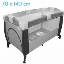 Lot de 5 moustiquaires universelles pour lit bébé 70 x 140 cm - Blanc transparent - Monsieur Bébé