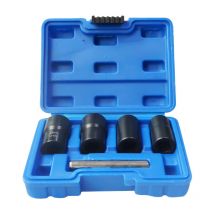 Lot de 5 outils d'extraction de boulons et d'écrous métriques(rouge)