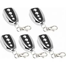 Cyslmuk - Lot de 5 ouvre-porte de garage électrique à télécommande, 433 MHz pour clonage de portail, de garage, de clonage électrique universel (5