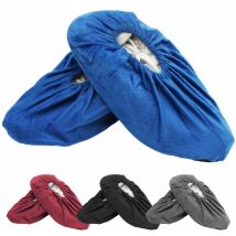 Lot de 5 paires de surchaussures lavables antidérapantes - Bleu - Vivezen
