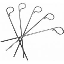 Lot de 5 pitons fixes gazon en inox 29 cm Linxor