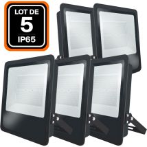 Europalamp - Lot de 5 Projecteurs led Industriel moon 400W