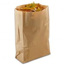 Sacs à déchets verts en papier – Lot de 5 – 100 L – 45x30x80 cm – Jardin piscine