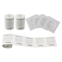 Galozzoit - Lot de 5 tpu Tape Transparent Tenacious Flex Corrige la Réparation des Autocollants pour Les Tentes de Camping, Sacs à Dos, Auvents,
