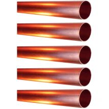 Lot de 5 Tubes cuivre écroui Ø40 - barre de 5m
