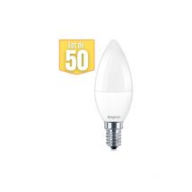 Braytron - Lot de 50 ampoules led flamme 5W (Eq. 35W) E14 4000K