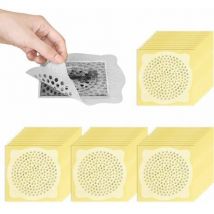 Minkurow - Filtre à Cheveux en Silicone, 50 Pièces de Filtre éVier en Silicone, Filtre Protecteur de Drain pour Trous de Drainage, Attrape Cheveux