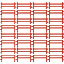 Lot de 50 clôtures en plastique pour jouets, simulation de fermes, ornement de clôture, accessoire de clôture