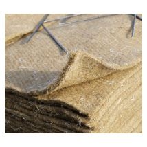 Lot de dalles de paillage en jute Dimension: 52 x 52 cm (Lot de 50)