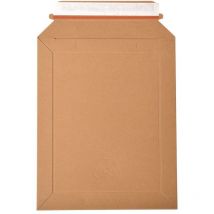 Lot de 5 enveloppes carton B-Box 2 marron compatible Lettre Suivie / Lettre Max La Poste