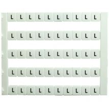 Lot de 50 étiquettes de marquage blanche 5x5mm, impression 'l' IMO