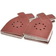 Lot De 50 Feuilles De Papier Abrasif Pour Ponceuse Black & Decker Ka220g Ka230 Mouse Papier Abrasif Grain 40,60,80,100,120