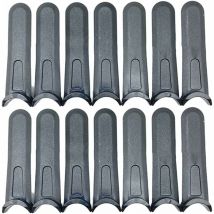 Serbia - Lot de 50 lames de coupe en plastique pour tondeuse à gazon, lames de rechange en plastique pour tondeuses à gazon Hover Vac/Micro