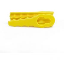 Shmshng - Lot de 50 Lames de Rechange compatible pour Ryobi Coupe Bordure, Têtes Double Lames Dentelées RAC155 RAC157 RAC158