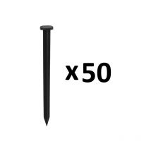 Lot de 50 piquets d'ancrage pour bordure de jardin