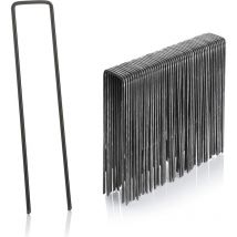 Lot de 50 piquets de Fixation en Acier H150mm, L40mm, Ø3mm,