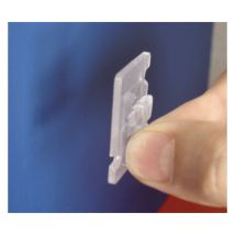 Lot de 50 plaquettes de fixation pour filet Sans adhésif