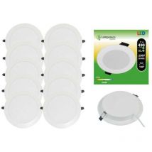 Lampesecoenergie - Lot de 50 Spot Encastrable led Downlight Panel Extra-Plat 7W Blanc Neutre