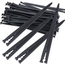 Lot de 50 supports de tuyau d'arrosage pour tuyau d'irrigation -pour tuyau d'arrosage de jardin - Accessoires pour tuyau d'arrosage 4/7 ou 3/5