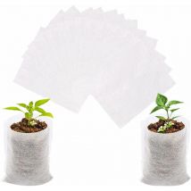 Serbia - Lot de 500 Sacs biodégradables Tissu Non tissé pour Plantes semis Sacs de Croissance d'élevage (14 x 16 cm)