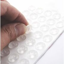 Lot De 50butées De Porte Autocollantes, Pare-chocs Ronds Transparents En Caoutchouc Souple Insonorisant Pour Tiroirs, Bureaux Et Ordinateurs Portables