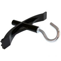 Accessoire de fixation luminaire plastique + piton