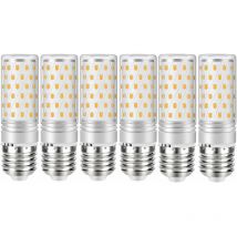 Bleosan - Lot de 6 Ampoules Led E27 12W (Équivalent Ampoules Halogène 100W )1200LM Blanc Chaud 3000K Angle du Faisceau 360 220-240V