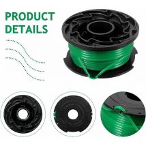 Ayyqh - Lot de 6 bobines de fil pour débroussailleuse Black and Decker GL7033, GL8033, GL9035, 6 m