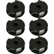 Lot de 6 bobines de rechange pour débroussailleuse sans fil Parkside prta 20 Li C3 IAN351753