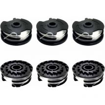 Rosemary - LaBlanc - Lot de 6 bobines de fil de rechange pour lidl Parkside, bobines de rechange pour coupe-bordures lidl Parkside prta 20-Li A1, B2,