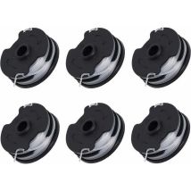 ZVD - Lot de 6 bobines de rechange pour débroussailleuse sans fil Parkside prta 20-Li C3 IAN351753 -