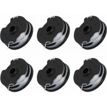 Lot de 6 bobines de rechange pour tondeuse à gazon sans fil Parkside prta 20-Li C3 IAN351753