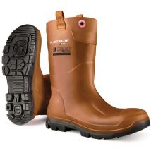 Coverguard - Botte de sécurité fourées rigair pro fur S5 sra src ci Dunlop marron/noir P44 9RFPO90044