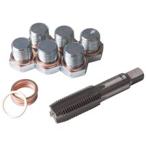 Clas - Lot de 6 bouchons + joints + taraud M13x1.25 pour réparation carter - hu 2051 Equipements