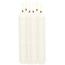 Lot de 6 bougies lustre led décoratives 160mm