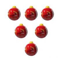Lot de 6 boules extinctrices - Protection incendie - Intérieur extérieur - Sans entretien - 15 cm de diamètre - BLOCK'FIRE