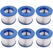 Lot de 6 cartouches de filtres pour spa gonflable - Cocooning Water