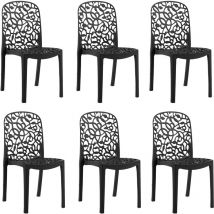 Shaf - Définir 6 chaises Bracera Antracita