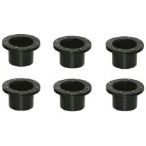 Lot de 6 connecteurs vis inox bàche passe paroi pvc 63 mm pour bassin